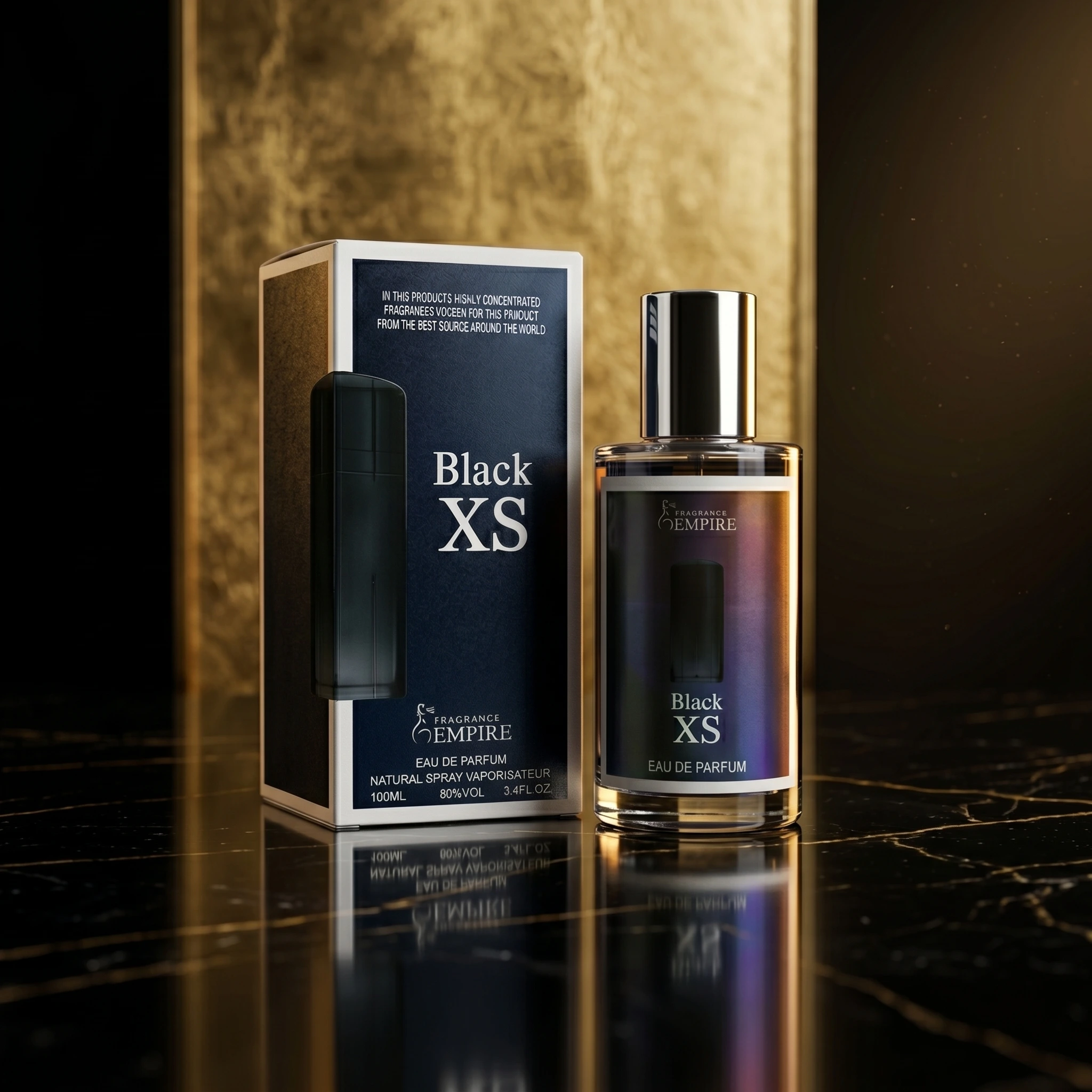 black xs perfume for men